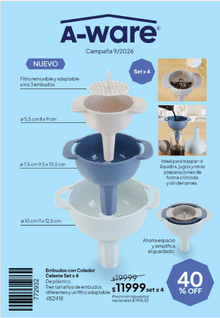 Contratapa folleto A-Ware campaña 09 2026