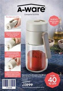 Portada folleto A-ware campaña 10 2026